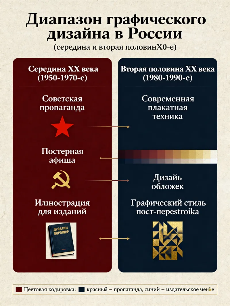 Graphic Design Range in Mid to Late 20th Century Russia
