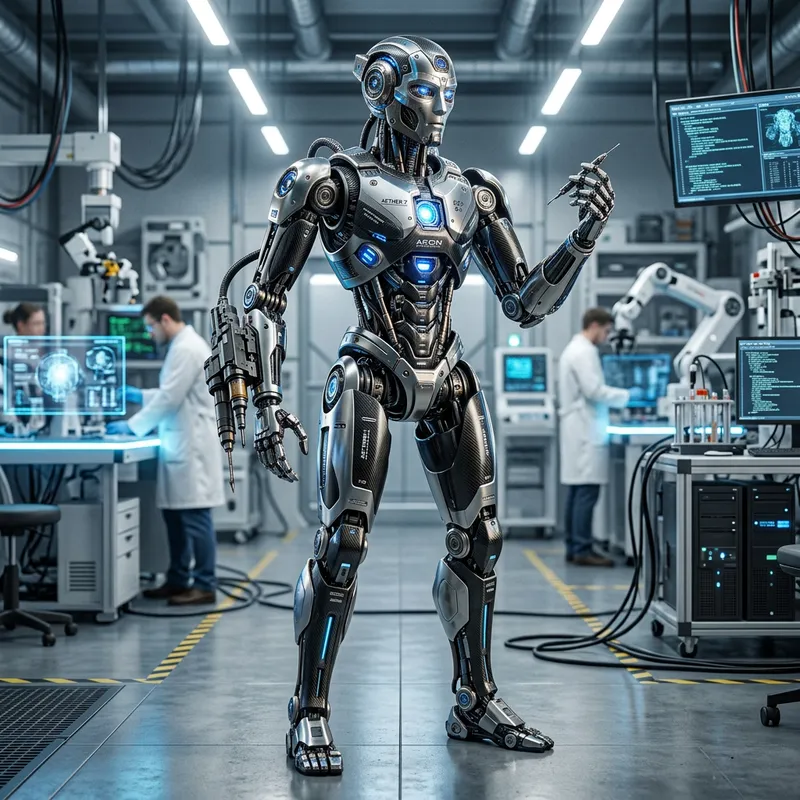 Futuristic Robot: Advanced Technology Unleashed