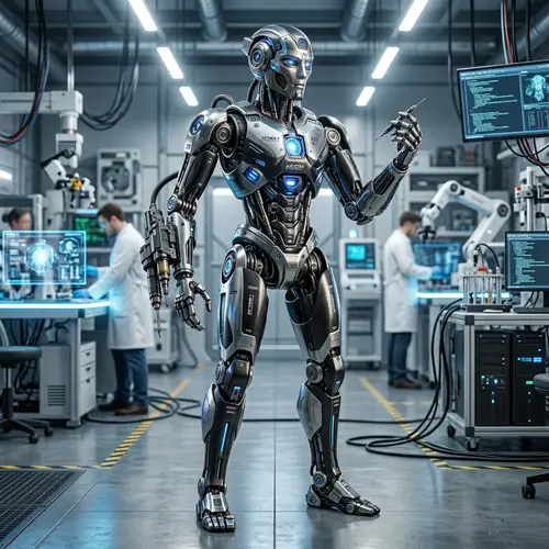 Futuristic Robot: Advanced Technology Unleashed