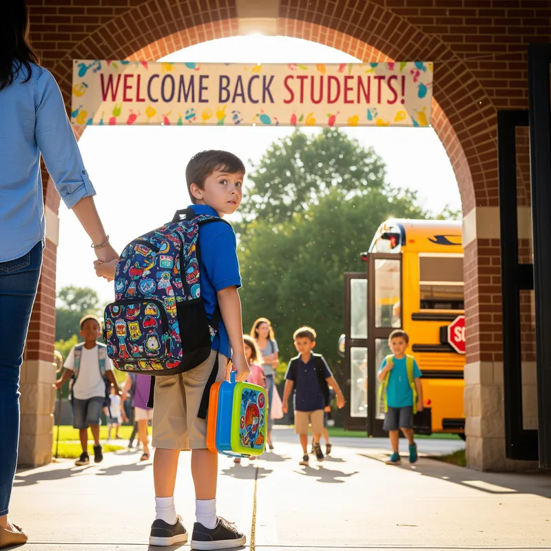First Day of School for 7-Year-Olds
