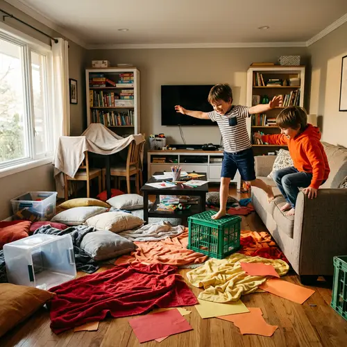 Living Room Adventure: The Floor is Lava
