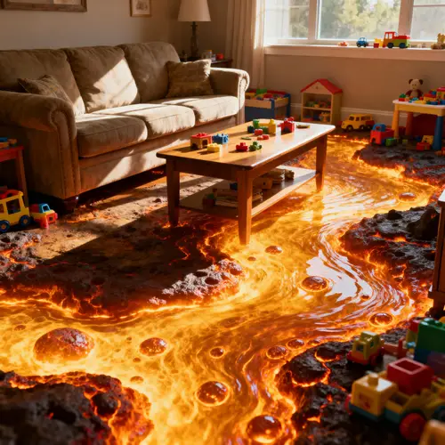 Living Room Adventure: The Floor is Lava