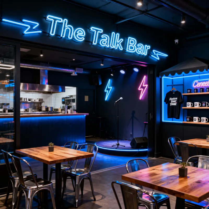 The Talk Bar: Unique Venue for Singing and Shopping