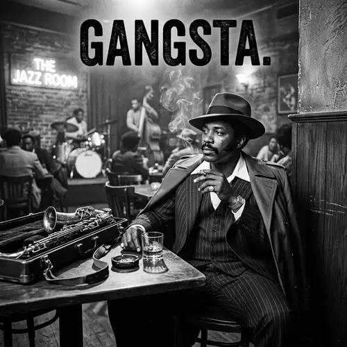 70s Vintage Gangsta Noir Art Print