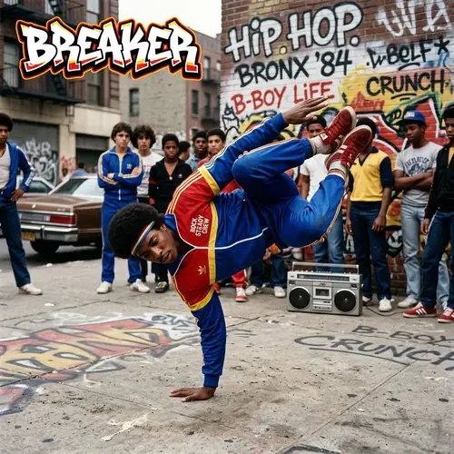 Vintage Hip Hop Dancer Breaker Survetement