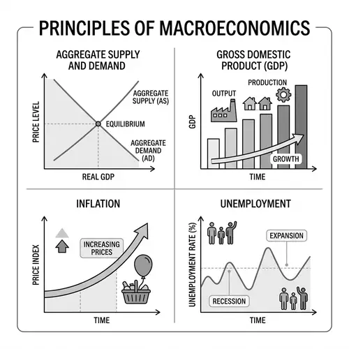 Principles of Macroeconomics in Minimalist Style