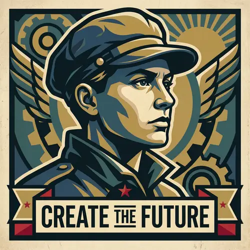 Inspirational Modern Graphic Art Poster Portrait