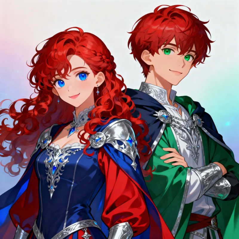 Enchanting Twin Mages: Norah & Rowan Character Sheet