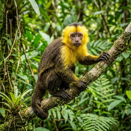 Striking Yellow Monkey | Wildlife Photography