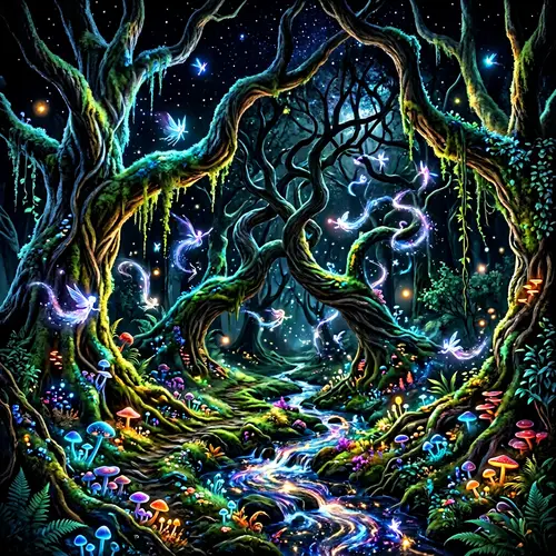 Magical Fantasy Forest - Awe-Inspiring Landscape