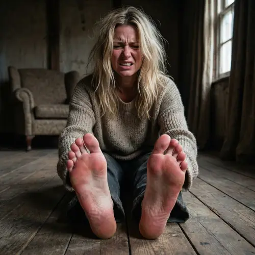 Dramatic Foot Stamping Exertion | Theatrical Scene