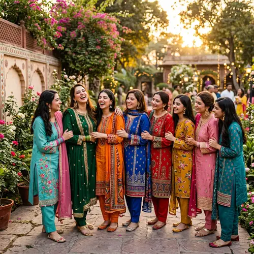 Joyful Pakistani Female Group | Heartwarming Bonds of Friendship
