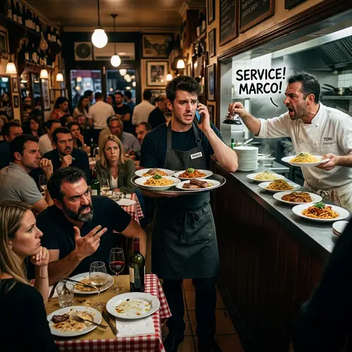 Chaos at the Restaurant: Diners in Disarray