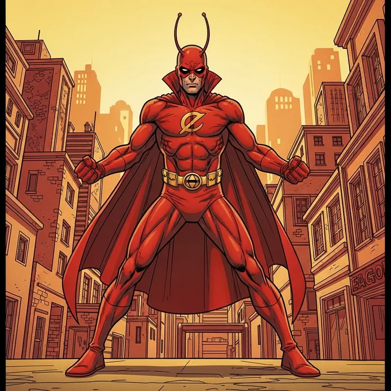 Full-Body Image of Chapulín Colorado Comic Style