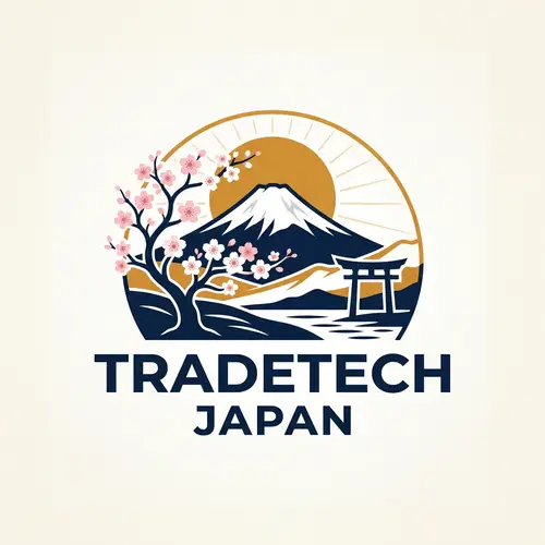 TradeTech Japan Logo Design | Nature-inspired Branding