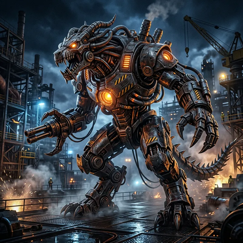 Cool Mechanical Monster - Stunning Artwork Cool Mechanical Monster - Stunning Artwork