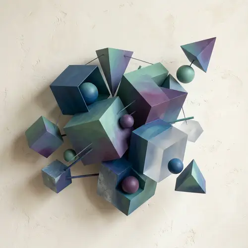 Geometric Shapes Symbolizing Critical Analysis