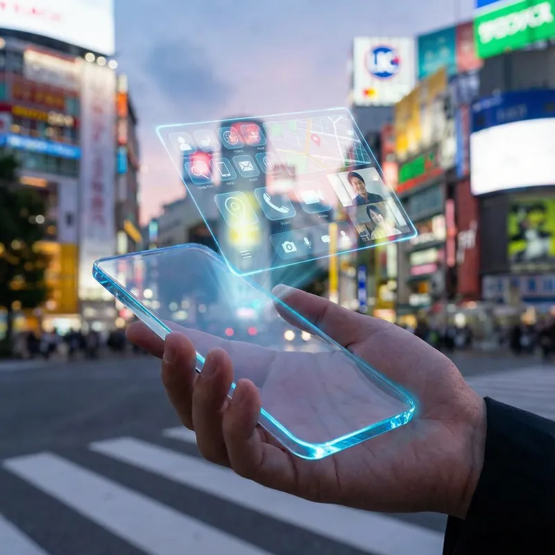 Explore the Future Holographic Phone