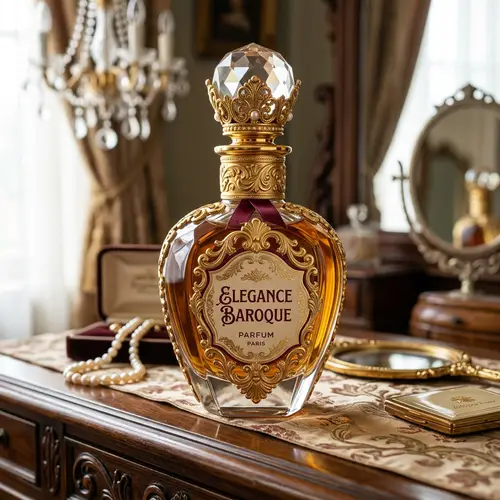 Baroque Meets 1950s: Unique Perfume Bottle Design