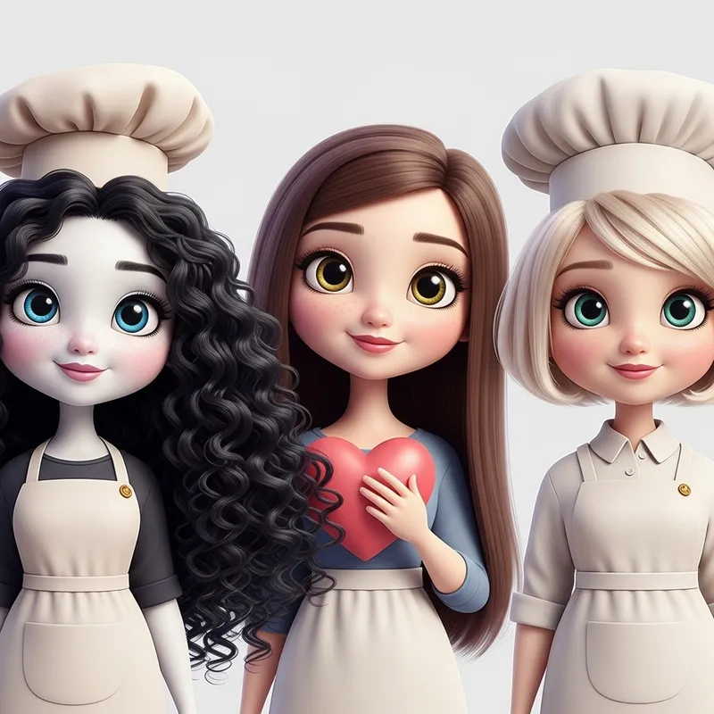 Charming Pixar Dolls for Creative Dessert Business