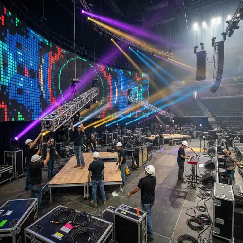 Modern Stage Set-up for Spectacular Performance