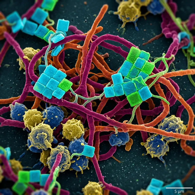 Microscopic Bacterial Archeology: Captivating Images