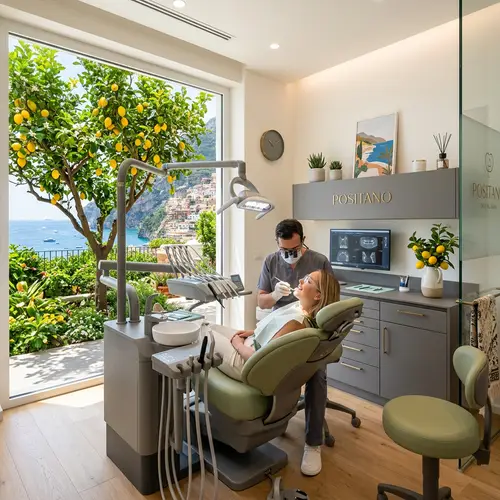 Modern Dental Room with Citrus View - Positano Room