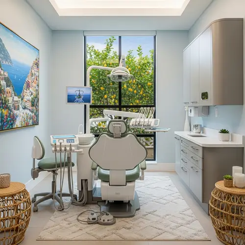 Modern Dental Room with Citrus View - Positano Room