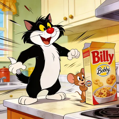 Billy the Cat & Bobby the Mouse - Comical Duo