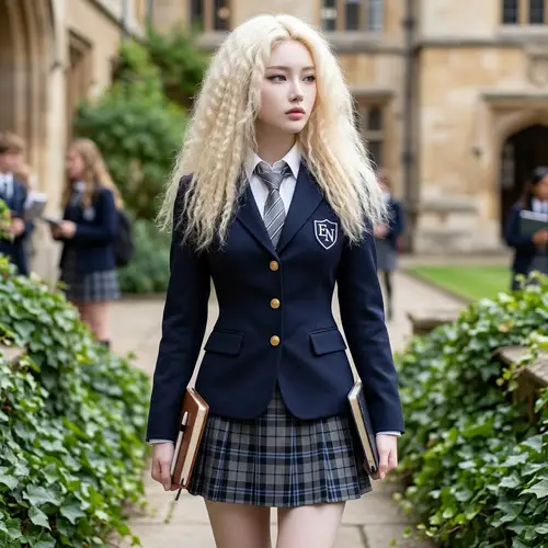 Stunning Korean-French Student Fashion Style