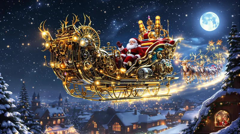 Steampunk Sleigh: A Magical Holiday Adventure