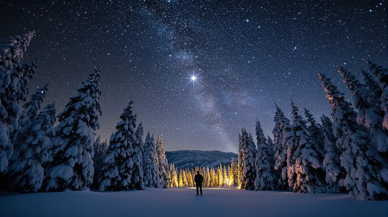 Magical Starlit Forest: A Night of Wonder