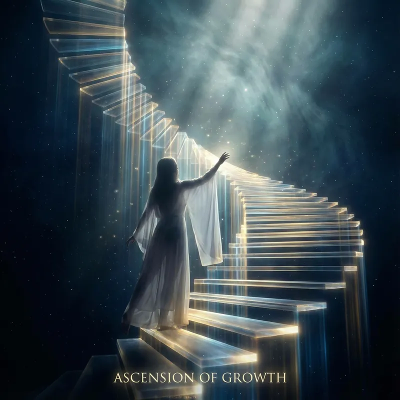 Radiant Growth: Model Ascending Light Staircase Radiant Growth: Model Ascending Light Staircase