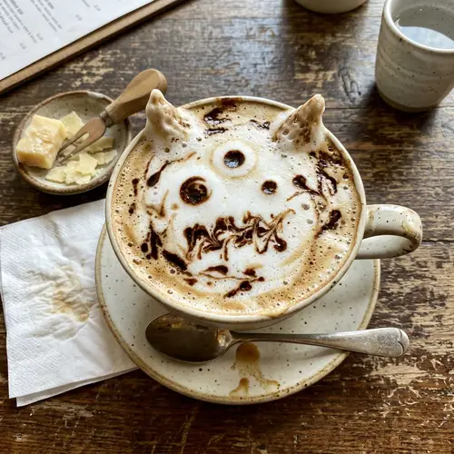 Bizarre Latte Art: A Hilariously Bad Design
