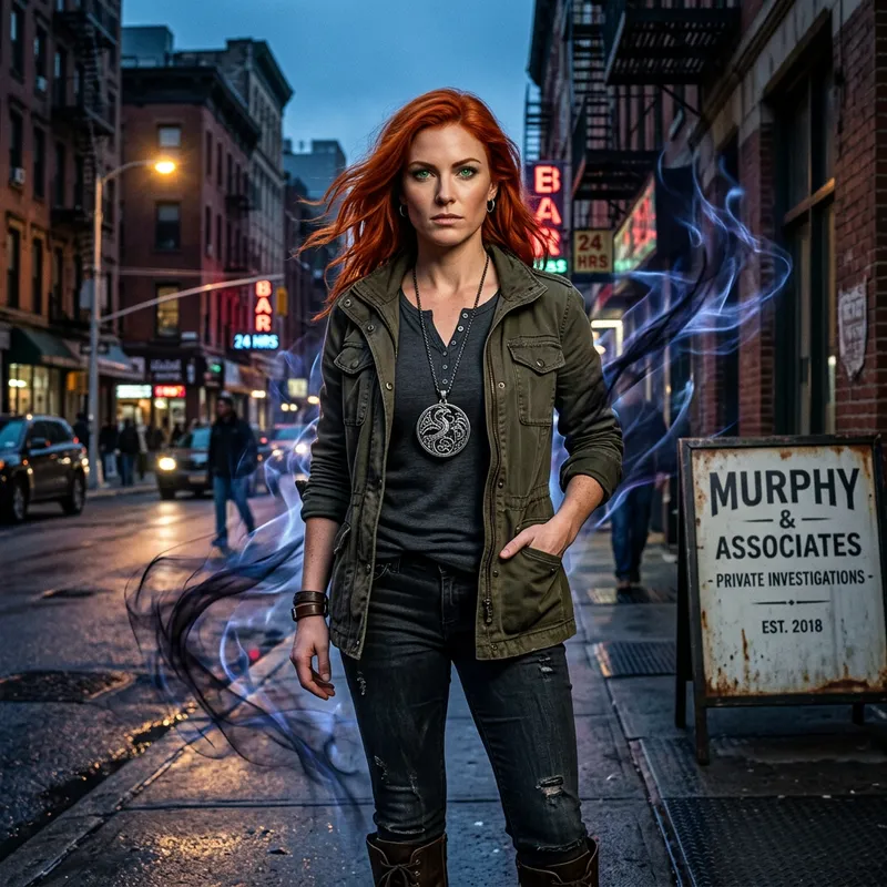 Nora Jacobs: Fiery Red-Haired Detective