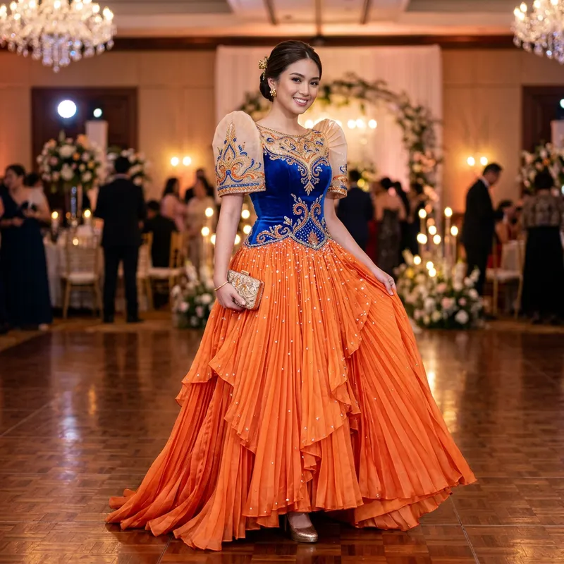 Exquisite Filipiniana-Inspired Prom Gown | Cultural Couture