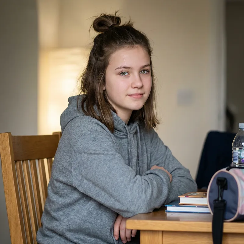 Ellie Williams Concept Art in Grey Hoodie - Teenage Determined Look Ellie Williams Concept Art in Grey Hoodie - Teenage Determined Look