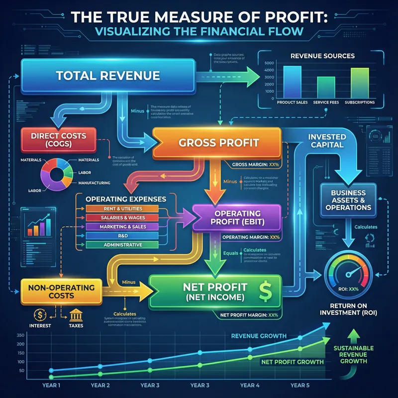 Visualize True Profit with Explanatory Infographics Visualize True Profit with Explanatory Infographics