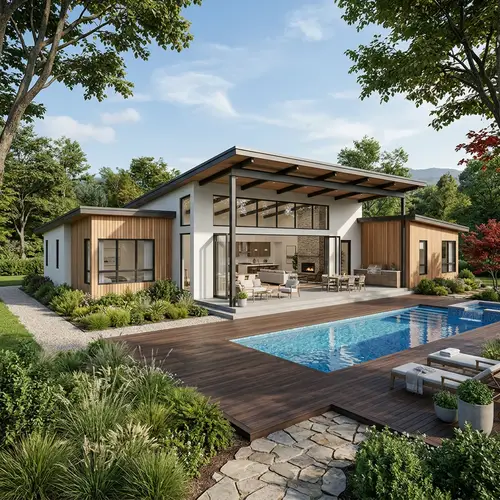 3D Render of Housing Plan