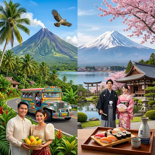 Cultural Fusion: Half Philippines, Half Japan