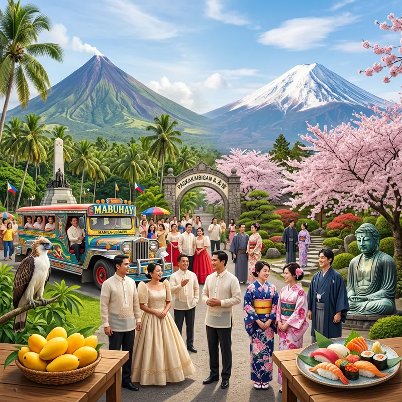 Filipino-Japanese Cultural Harmony in One Frame