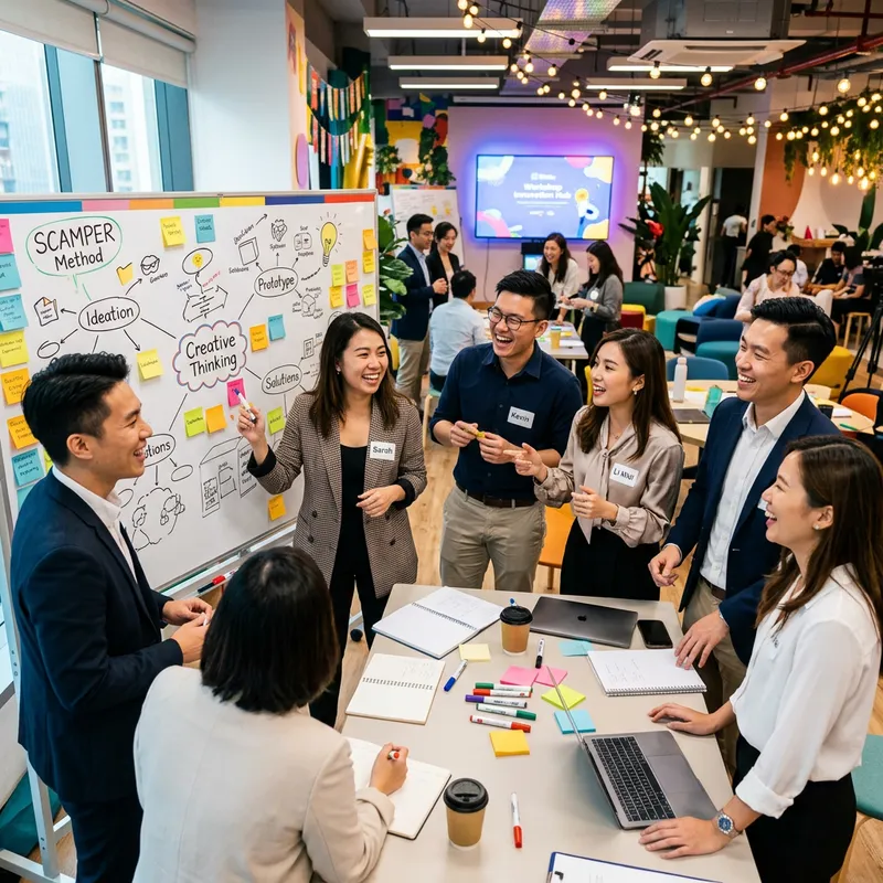 Vibrant Asian Pros Workshop | Engaging Problem-Solving Scene