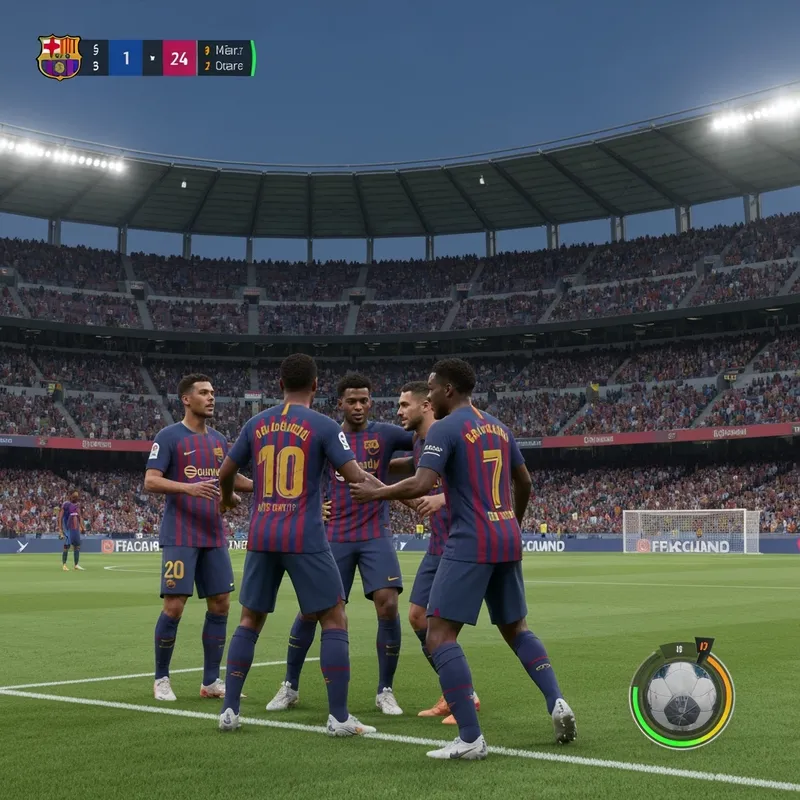 FIFA 25: Celebrate Goals at Camp Nou