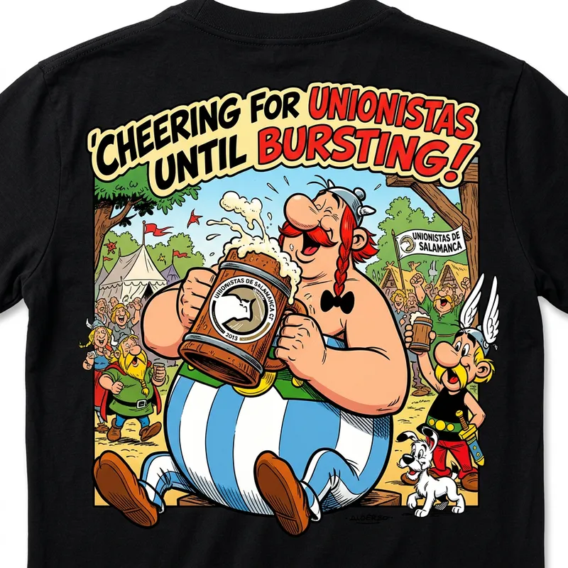 Obelix Shirt Design for Unionistas de Salamanca