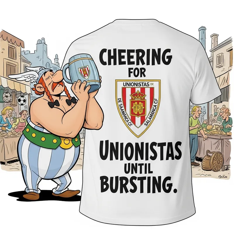 Obelix Shirt Design for Unionistas de Salamanca Obelix Shirt Design for Unionistas de Salamanca