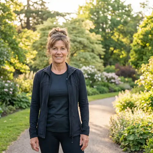 Middle-Aged Woman in Prime of Physical Fitness