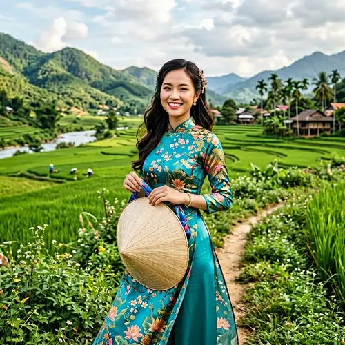 Vietnamese Beauty in Ao Dai: Traditional Elegance and Modern Style