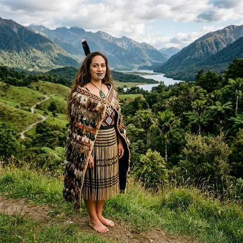Maori Woman in Traditional Clothing | Cultural Heritage & Beauty