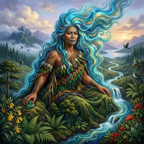 Papatuanuku: Maori Art Inspired Renaissance Painting