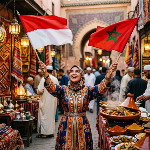 Indonesian Girl Loving Moroccan Tagine | Cultural Fusion